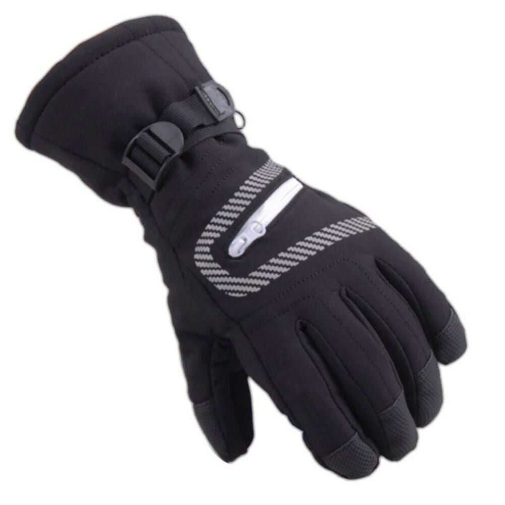 New Men's Ski Gloves Fleece Snowboard Gloves Snowmobile Motorcycle Riding Winter 