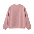 thumbnail image 4 of Grblisyd Girls Crewneck Sweatshirts Kids Fashion Loose Drop Shoulder Pullover Basic Long Sleeve Fall Winter Clothes, 4 of 6