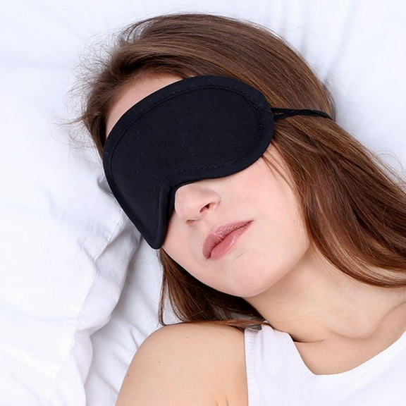 Sleep Mask 100% Blackout for Sleeping, Ultra Soft Comfortable Adjustable Eye Mask for Travel, Men Women Kids, Light Blocking Blindfold for Nap, Airplane, Home (1 Count)