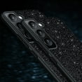 thumbnail image 4 of Compatible with Samsung Galaxy S23 Case Glitter Sparkly Bling Leather Shockproof Case for Girls Women-Black, 4 of 6