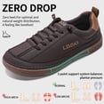 thumbnail image 3 of LBAIO Leather Barefoot Shoes Wide Toe Box Zero Drop Slip-on for Women, 3 of 9