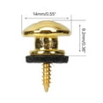 thumbnail image 6 of FEAMOS 2 Pcs Guitar Strap Locks Metal Guitar Strap Buttons Lock End Pins Electric Bass Guitar Security Straplocks, 6 of 7