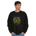 thumbnail image 3 of Trophy Dad Worlds Greatest Father Men's Crewneck Sweatshirt Brisco Brands S, 3 of 6