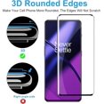 thumbnail image 4 of [Paquete de 2] Protector de pantalla de vidrio templado para OnePlus 11 5G - Película transparente HD, dureza 9H, película protectora de pantalla resistente a los arañazos y sin burbujas., 4 of 5