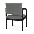 thumbnail image 5 of Lenox Steel Reception Waiting Room Guest Chair / Black Steel / Light Gray, 5 of 5