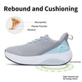 thumbnail image 5 of Artlea Wide Toe Box Shoes Women Arch Support Walking Shoes Plantar Fasciitis Orthotic Tennis Sneakers for Foot Pain Relief, Size 6-11, 5 of 7