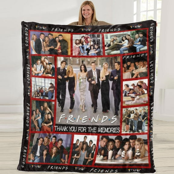 Friends TV Show Throw Blanket Gifts for Fans Girls Boys Women Hoodie Him Bed 50x60