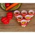 thumbnail image 5 of 4/6/8X Hard Boiled Egg Boiler Cups Silicone Cooker Poacher Steamer without Shell, 5 of 5