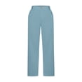 thumbnail image 4 of Woman Pants Wide Leg Dress Pants Baggy Pant Capri Pants Casual Outfits Comfy Dress Pants Women Fashion, 4 of 6