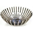 thumbnail image 2 of Elegance  Stainless Steel Hilary round basket Home Decor 10" diameter, 2 of 2