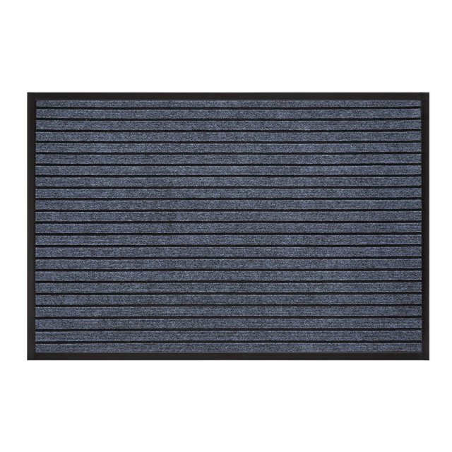 Felpudo antideslizante para exteriores de 50 x 80 cm, felpudo de entrada a prueba de polvo para exteriores, felpudo impermeable para entrada, dormitorio, balcón, jardín (fresno negro)