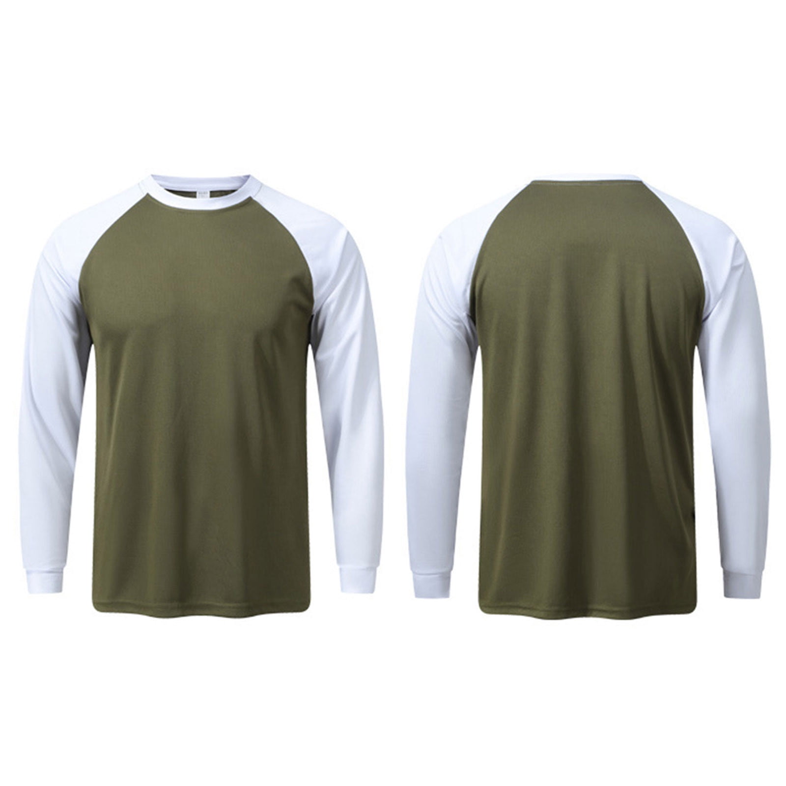Tシャツ・カットソー HUECLOSET Raglan Ribbed Muscle Long Sleeve Tee 25KERO507 Long Sleeve | HUE