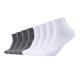 thumbnail image 1 of s.Oliver Calcetines Unisex, Paquete de 8 - Cuarto, lisos Blanco/Gris 43-46, 1 of 1