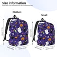thumbnail image 3 of Lsque Cute And Creepy Pattern Canvas Daypack, Durable Backpack, High-quality Versatile Backpack,Vintage Compact Backpack-Medium, 3 of 6