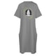 thumbnail image 4 of Vestido de bolsillo suelto con marco de flores de cjillo de indias blanco y negro vestidos casuales ropa, 4 of 6