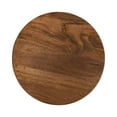 thumbnail image 5 of Kate and Laurel Omar Mid-Century Modern Wooden Round Side Table, 14 x 14 x 18, Walnut Brown, Geometric Floating Disks Circle End Table for Use as Bedroom Night Stand or Living Room Table Option, 5 of 8