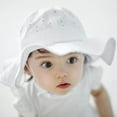 thumbnail image 3 of Kernelly Princess Beach Bucket Hats Girl Visor Cotton Sun Cap Floral Print Outdoor Hats, 3 of 6