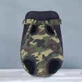 thumbnail image 3 of Walbest Pet Carrier Backpack, Adjustable Pet Front Cat Dog Carrier Backpack Travel Bag, Legs Out, Easy-Fit for Traveling Hiking Camping for Small Medium Dogs Cats Puppies, Camouflage, M, 3 of 7