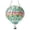 Green, variant on Hot Air Balloon Solar Hanging Light Stained Glass Acrylic Suncatcher Lamp For Window Balcony Patio Garden Yard(Blue-20Cm)