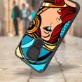 thumbnail image 2 of DALUX MetKase Hybrid Slim Phone Case Compatible with Motorola Moto G Play (2021) - Space Girl, 2 of 2
