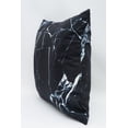 thumbnail image 3 of Ada Home Decor Decorative Square Throw Pillow, 18" x 18", Black Marble Printed, 3 of 6