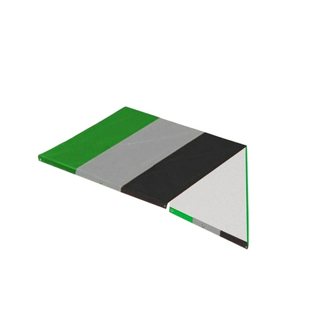 pitrice Toit de Remplacement pour Balançoire Imperméable Tente Pare-Soleil Vert Gris Noir