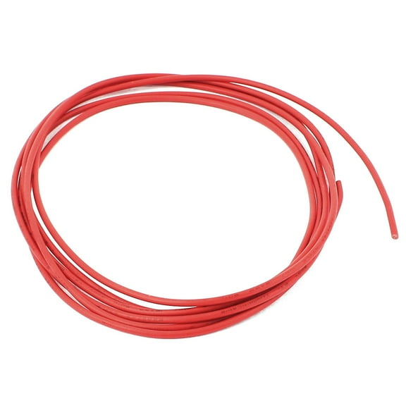 2M 18AWG Electric Insulated Copper Core Flexible Wire Cable Red