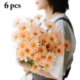 thumbnail image 2 of Artificial Flowers Daisy Plastic 6PCS Faux Flowers Fake Flowers for Home Decor, 2 of 6