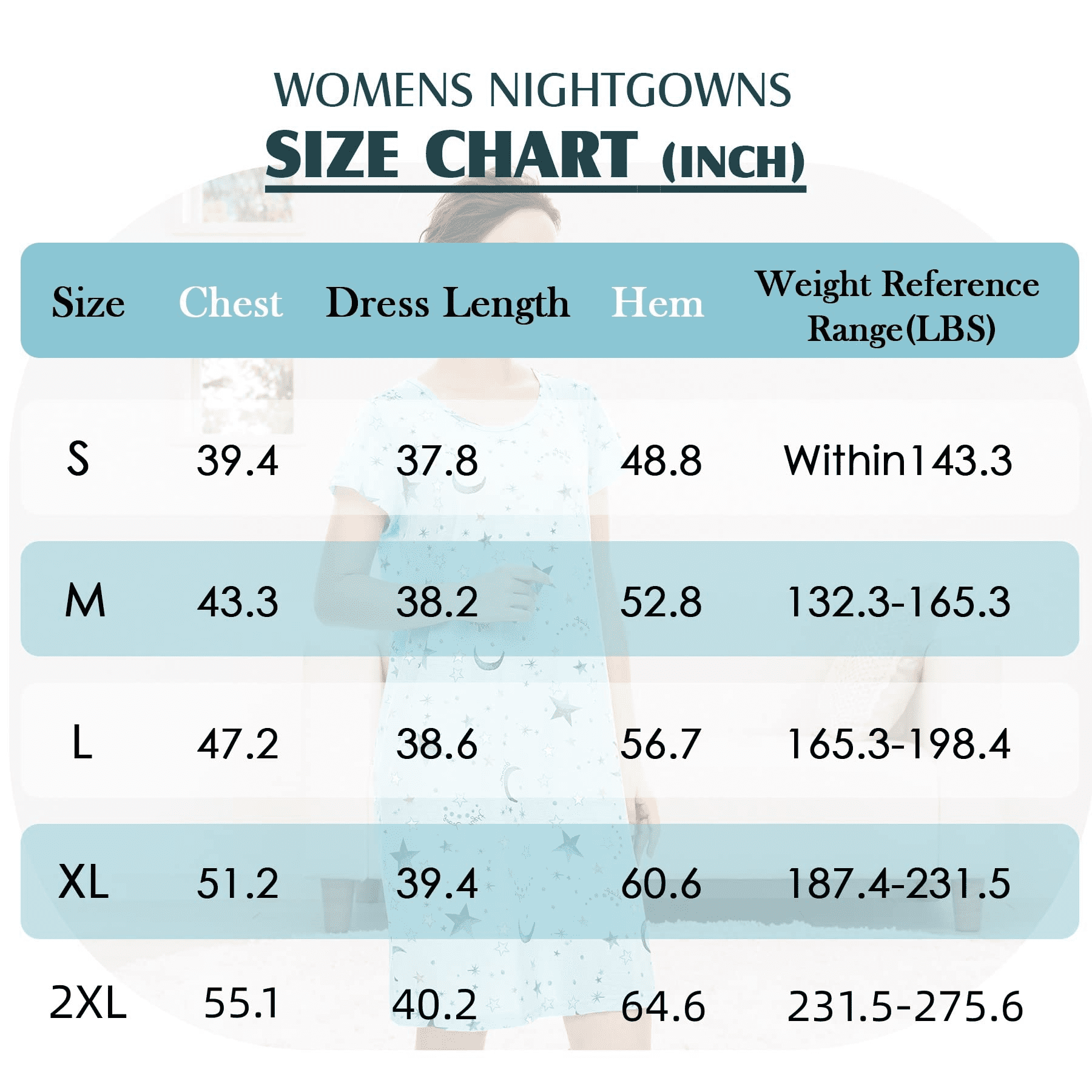 Womens Nightgowns Cotton Night Gowns Cartoon Printed Sleep Shirts Soft Pajamas Long Sleepdress Casual Sleepwear