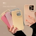 thumbnail image 2 of ins solid color simple iphone16pro max suitable for 15 apple phone case 14 advanced silicone 13 anti-fall 12, 2 of 16