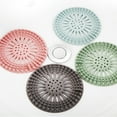 thumbnail image 4 of Sink Hair Catcher Drain Cover, 4-Pack Bathroom Shower Tub Stopper, Silicone Anti-Clog Filter Screen for Floor Deodorant Toilet, Universal Non-Slip Odor Blocking Hair Trap Strainer, 4 of 9