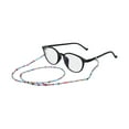 thumbnail image 2 of Unique Bargains 1 Pc Eyeglass Chain Glasses Chain Beaded Pattern 70cm L Blue, 2 of 5