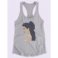 thumbnail image 3 of Heavenly Hair Iii. Racerback Tank Women -Annie Warren Designs, Female Large, 3 of 4