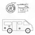 thumbnail image 5 of Trailer Water Tank Inlet with Lock - Gravity Feed Hatch for RV and Caravan Accessories, 5 of 5