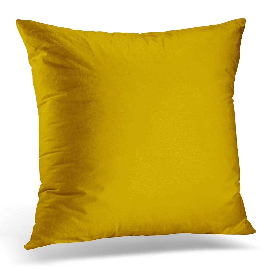 RYLABLUE Yellow Modern Mustard Brown Solid Throw Pillowcase Cushion