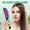 Green, variant on Multi-Functional Scalp Massager Comb with Red & Purple Light, High-Frequency Vibration & Gentle Energy Pulses for Scalp Relaxation, Handheld Hair Care Tool