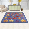 thumbnail image 2 of Maple Leafs Rugs Washable Cover Floor Rug Carpets Bathroom Decorations For Kitchen Bedroom Indoor 72"X48", 2 of 4