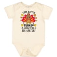 thumbnail image 3 of Inktastic This Little Turkey is Going to Be a Big Sister Girls Baby Bodysuit, 3 of 5