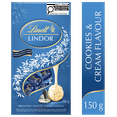 thumbnail image 3 of Lindt LINDOR Cookies & Cream Flavour White Chocolate Truffles Bag, 150g, 3 of 6