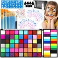 thumbnail image 1 of Kit de pintura facial GAJEXNG de 54 colores activados con agua, 1 of 7