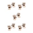 thumbnail image 1 of Guardurnaity Guantes sin dedos con garra de oso, suaves y cómodos, para un aspecto moderno, guantes de medio dedo, color beige cálido Type2 NO2, 1 of 6