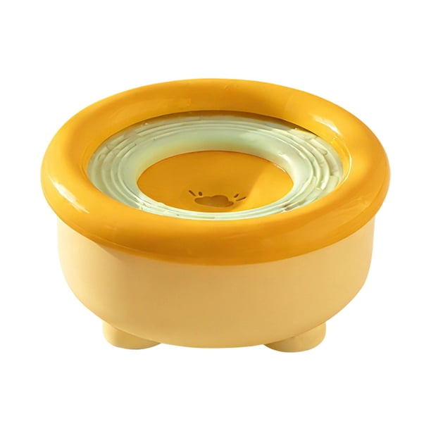 Comedero para mascotas de bebida lenta, dispensador de agua antiderrames para mascotas, comedero para perros de bebida lenta Naranja Verde