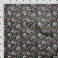 thumbnail image 4 of oneOone Viscose Chiffon Gray Fabric Skull Sewing Fabric By The Yard Printed Diy Clothing Sewing Supplies 42 Inch Wide-aB, 4 of 5