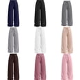 thumbnail image 3 of Dpytoraw Girls Straight Leg Sweatpants Elastic Waistband Drawstring Pants for Play Everyday Pink Size 11-12 Years, 3 of 4