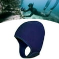 thumbnail image 6 of AMLESO Diving Hood Swim Hat, Neoprene Wetsuit Hood Headgear with Chin Strap, Swimming Cap Thermal Hood, for Swimming Surfing Rafting Dark Blue, 6 of 10