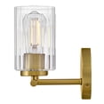 thumbnail image 4 of 85582LCB Lark Leta - 24W 2 LED Small Bath Vanity-9 Inch Tall and 13.75 Inch Wide-Lacquered Brass Finish, 4 of 9