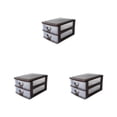 thumbnail image 1 of ziyahi Organizer Storage Drawer - plify Life With Smart Storage Solutions Multi-Layer Desktop Drawer brown two layers 3Set, 1 of 6
