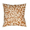 thumbnail image 2 of Artistic Weavers LTCH1387-1818 Litchfield Square Pillow, Tangerine & Ivory - 18 x 18 ft., 2 of 3