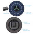 thumbnail image 2 of Bomba de fuente solar de 3,5 W con boquilla giratoria de 360 ° con bomba de agua de pie sin batería Eccomum 9V/3.5W, 2 of 7