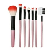 FcBaudy Eyeshadow, Gifts for Women 7 Pcs Wood Makeup Brush EyeShadow Brush Cosmetics Blending Brush Tool Makeup Brush
